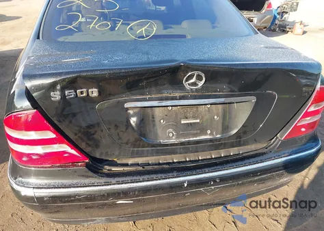 2002 Mercedes-Benz S 500 z USA, uszkodzony, nr VIN WDBNG75J22A259290